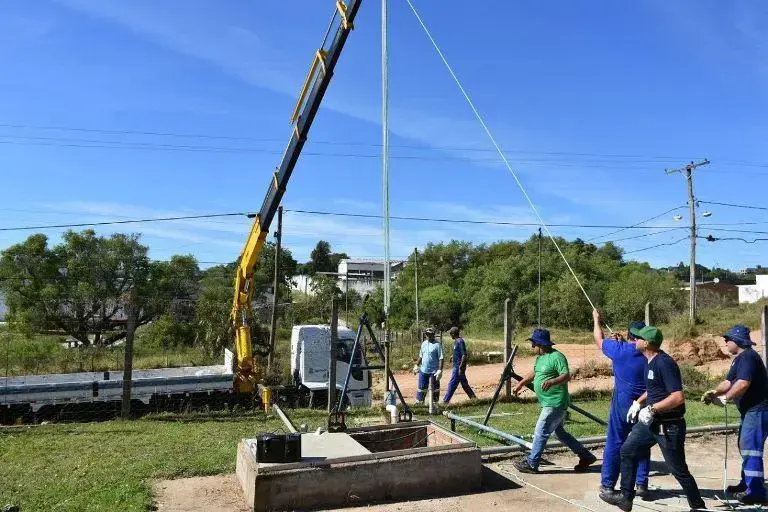 Manutenção de poço artesiano